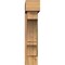 Ekena Millwork Balboa Block Rough Sawn Bracket w/ Offset Brace, Western Red Cedar, 8"W x 30"D x 38"H BKT0806X30X38BOA05RWR - alternate 2